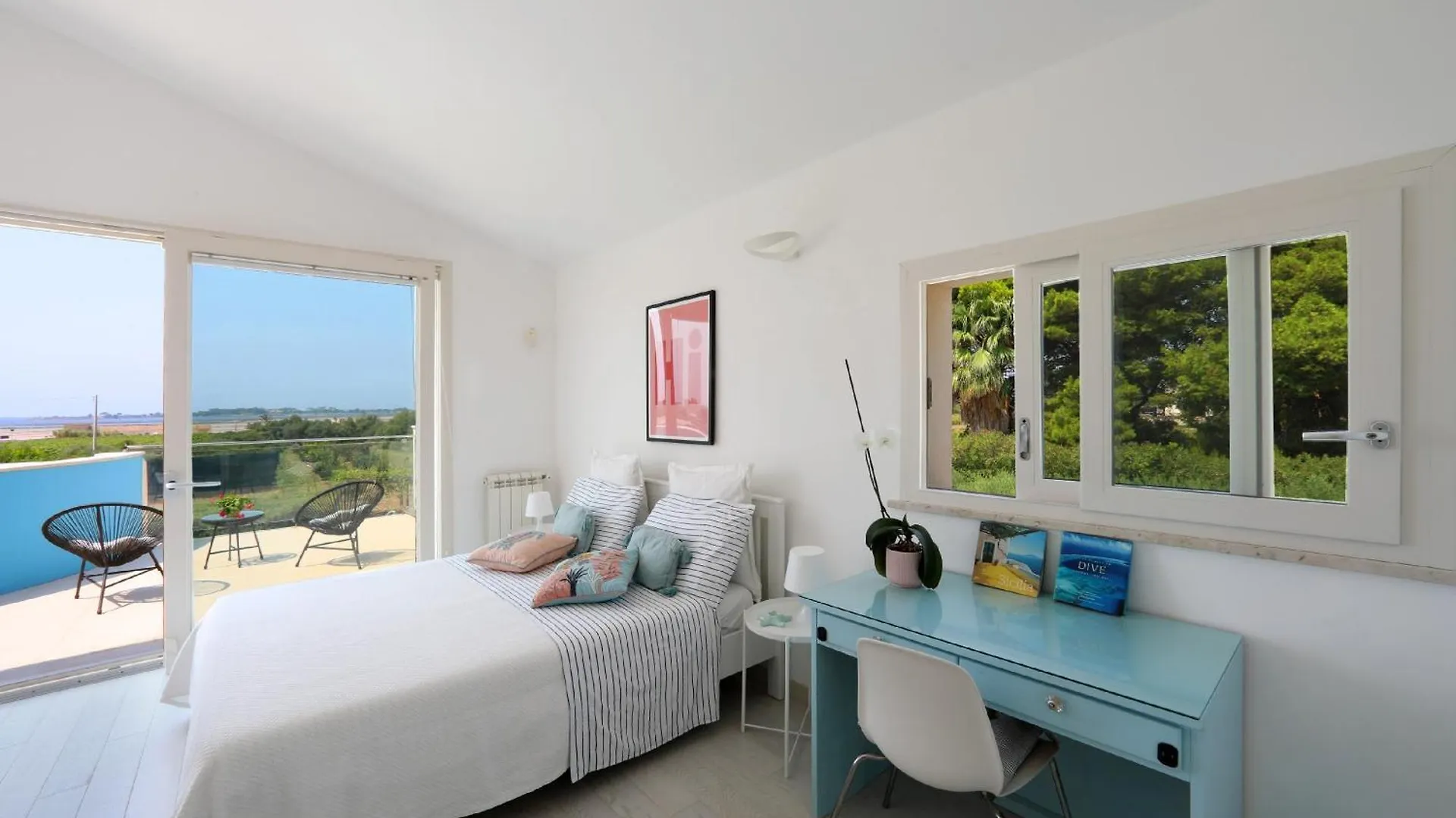 Villa Salicornia - Piscina, Jacuzzi E Vista Isole Marsala Itálie